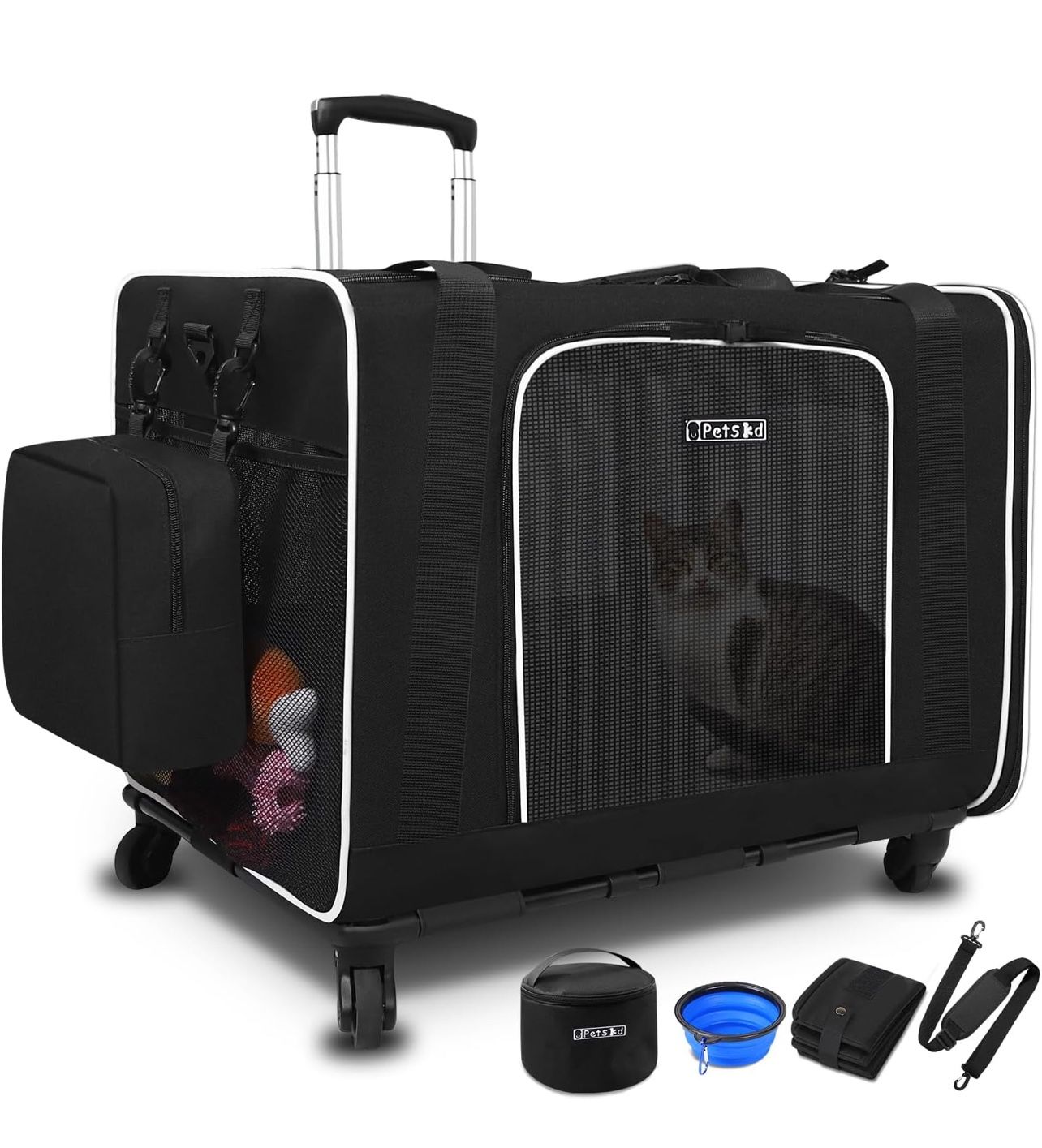 Extra Large Pet Carrier with Wheels