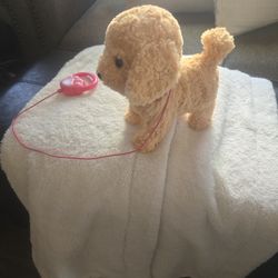 Robotic dog with wagging tail along with BARK