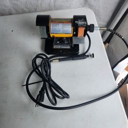 Mini bench grinder and polisher