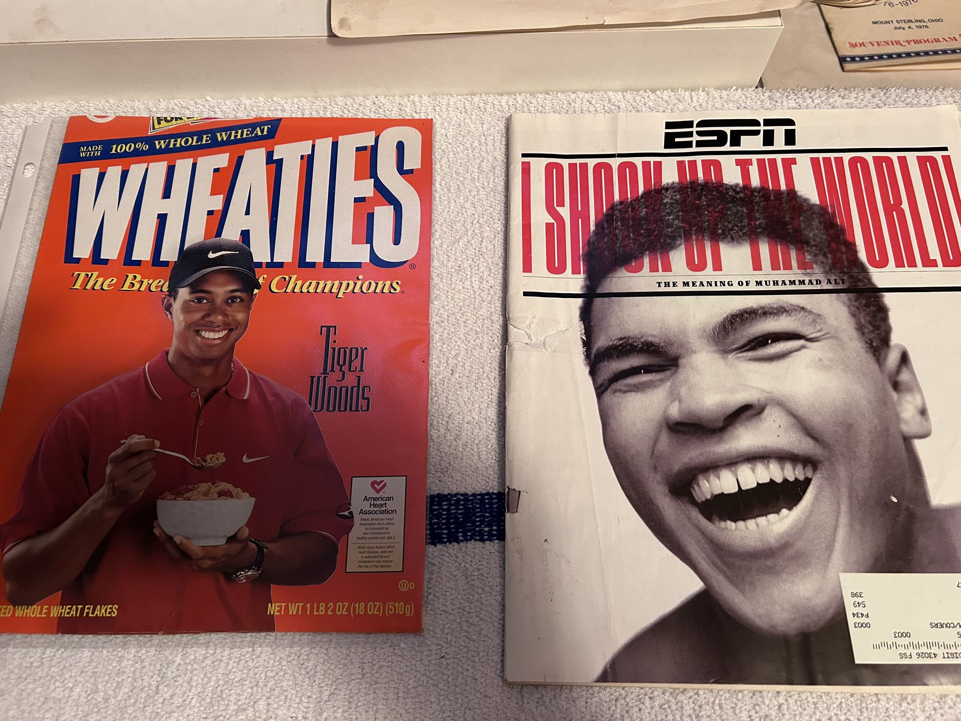 Magazines of famous athletes 