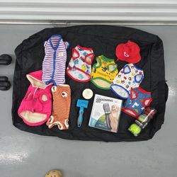 Doggy Days Bundle Of Small Pup Clothing, Clippers, Brush Etc. $30 For Everything 