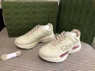 Gucci Women's Rhyton Leather Sneakers