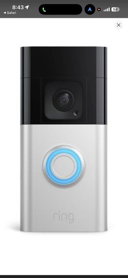 Ring Battery Doorbell Plus - Smart Wi-Fi Video Doorbell with Head-to-Toe HD+ Video - Satin Nickel: 2-Way Talk, Motion Activated