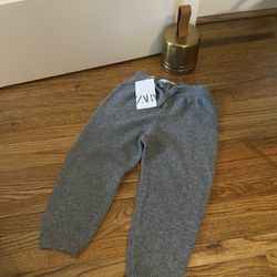 NWT Zara Knit Gray Joggers