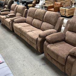 EBERN DESIGNS 3 Piece Living Room Set