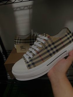 Burberry Vintage Check Low-Top Sneakers