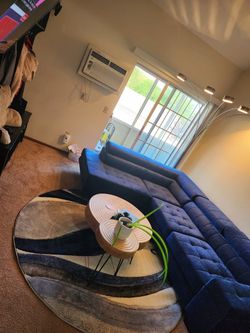 Suede Couch