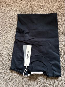 Black Fear of God Essentials T-shirt Brand new with tags