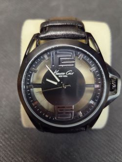 Black see through Kennith Cole watch
