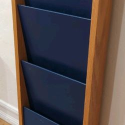 Peter Pepper Product Hanging MCM Mid century Modern Eames Magazine Rack 1970 Vtg