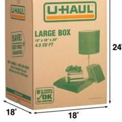 9 Moving Boxes Mostly Lg Few Medium 