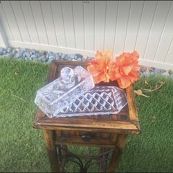Beautiful , quality, glass butter dish - dining  room, Kitchen