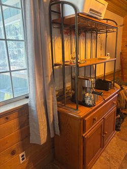 Coffee bar or wine rack  and cabinet
