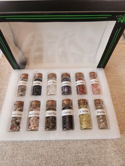 12-Piece Crystal Chip Bottle Gift Set ✨