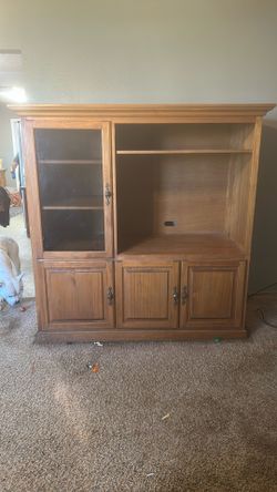 Oak Entertainment Center