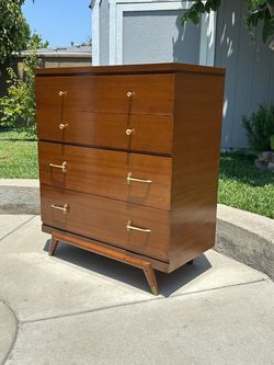 MID CENTURY highboy dresser