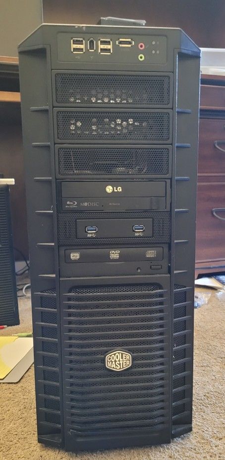 Computer Parts case and contents.
