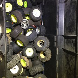 10th scale remote control RC truck and buggy tires Losi , Associated HPI,  Kyosho , Traxxas 