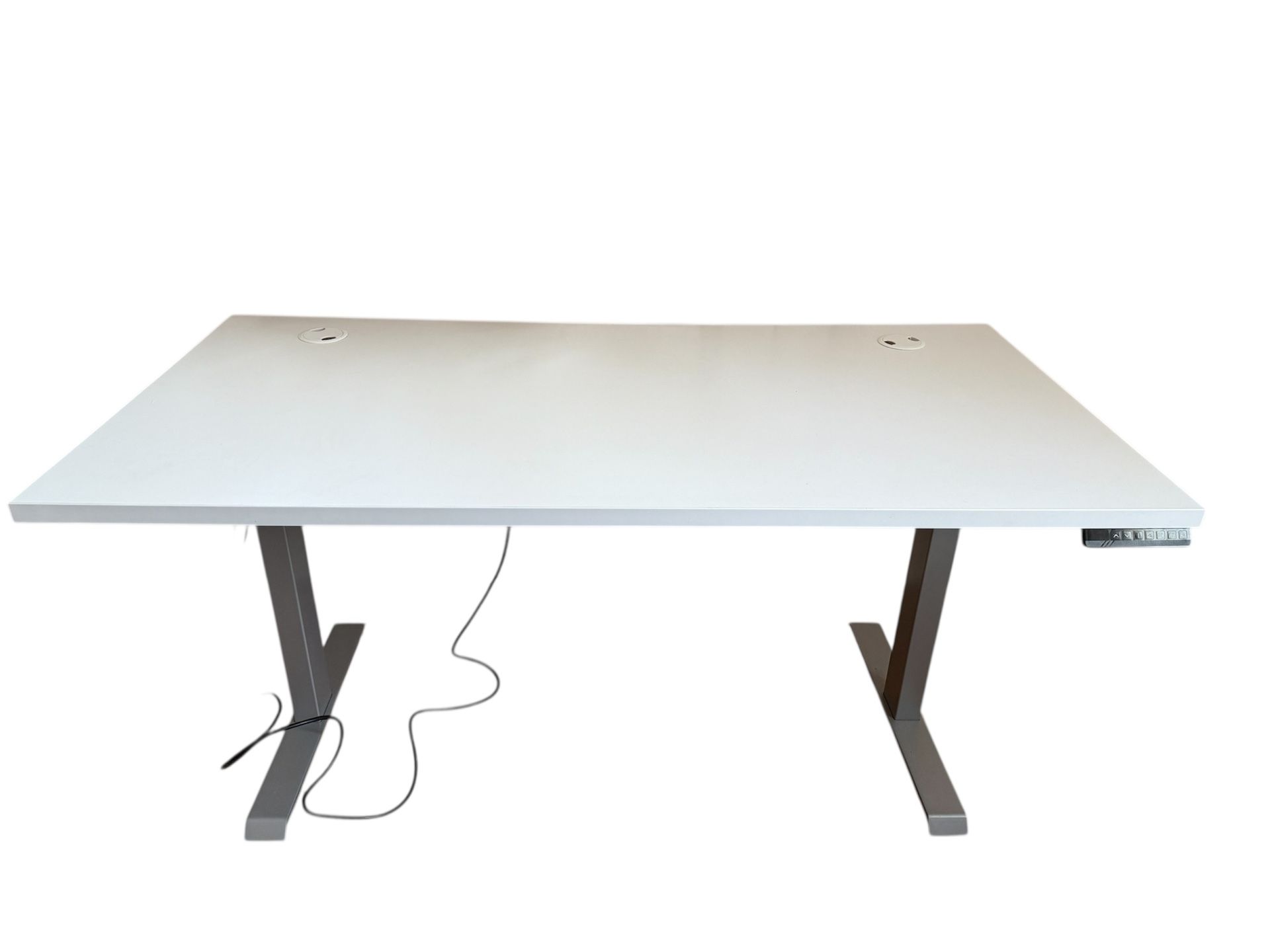 Electric Standing Desk – 60”x30”, Dual Motor, Programmable Heights – Excellent Condition