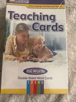 Early Language Detested TEACHING CARD New Seal