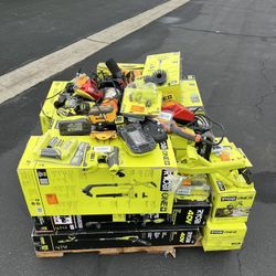 HOME DEPOT CUSTOMER RETURNS LOT/ RYOBI MIXED POWERTOOLS PALLET