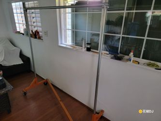 Heavy Duty Commercial Z-Rack Clothing Rack (Orange Base)