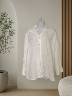 Vintage Edward White 100% Linen Shirt