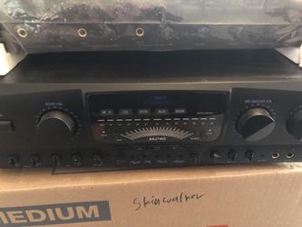 The Audio2000'S® AKJ7402 system is a rugged, yet pleasantly sounded, professional karaoke mixer.