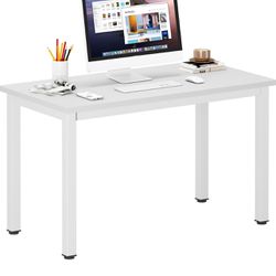 39 Inch White Desk 