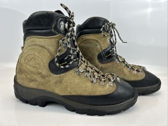 La Sportiva Leather Mountain Hiking Boots Mens EU 44.5 Nubuck/Roughout Vibram