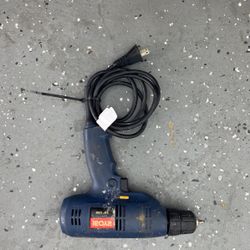 Ryobi D40 3/8 in VSR Corded Electric Drill/Driver Keyless Chuck - Pre-owned