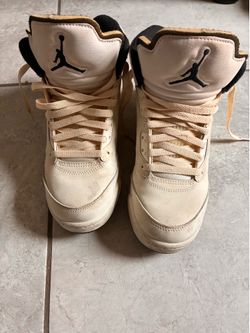Jordan 5 Black and Khaki