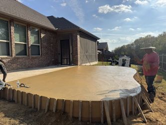 concrete base