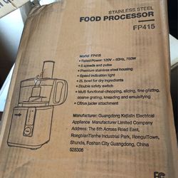 Food Processor 