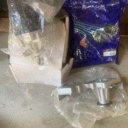 Water pump, distributor, ignition wire set