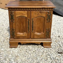 Wood Nightstand 