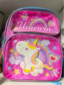 Unicorn 12” toddler backpack