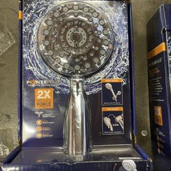 Waterpik 7-Spray Power Pulse Handheld Shower Head Polished Chrome XOD-763ME=E7-134
