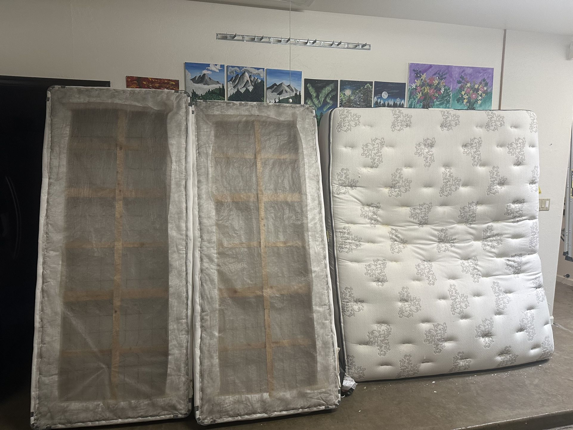 Cali King With Box Spring- Never Used