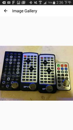In dash dvd player remote control