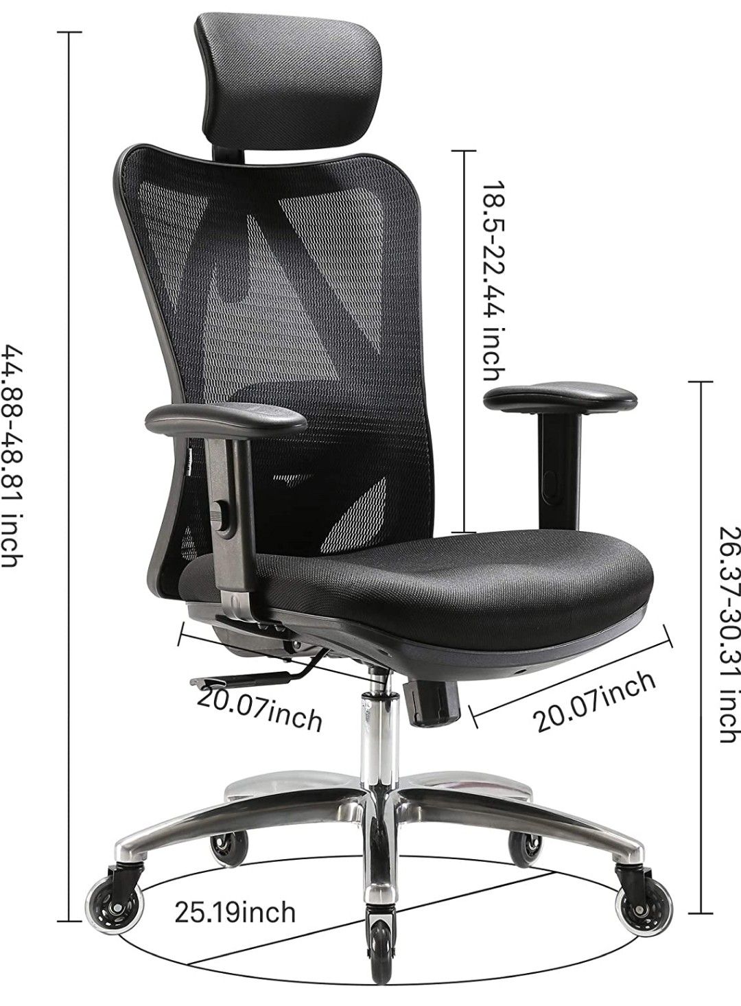XUER Ergonomics Office Chair Mesh Computer Desk Chair,Adjustable
