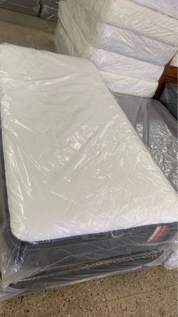 TWIN PILLOW TOP MATTRESS & BOX NEW $249