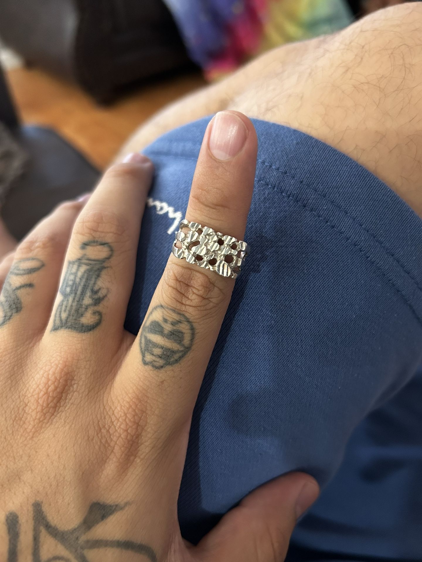 925 nugget ring