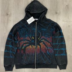 Vale Hoodie Spider Zip Up Jacket