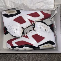 Jordan 6s Carmine