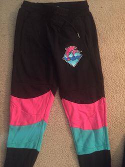Pink dolphin joggers