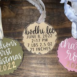 🎄 custom Christmas ornaments 🎄