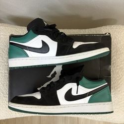 Air Jordan 1 low dunks “Green & Black”