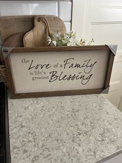 New family sign $10