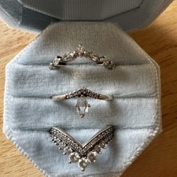 4.5 size sterling rings 